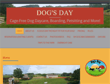 Tablet Screenshot of dogsdayfarm.com